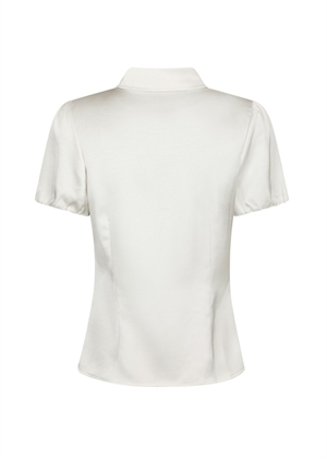 Lyselle heavy sateen skjorte Pearl Neo Noir 